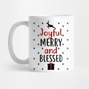 Joyful, Merry and Blessed Christmas Shirt Mug